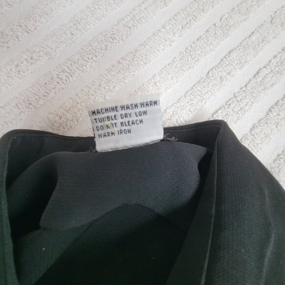 Vintage Husky Club Men Small Black White Embroidered Button Up Shirt Long Sleeve - Picture 5 of 9